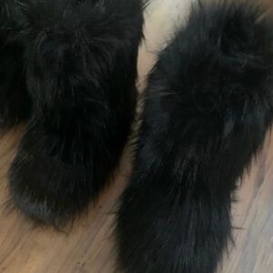 Black Faux Fur Boot sizes 5-11
